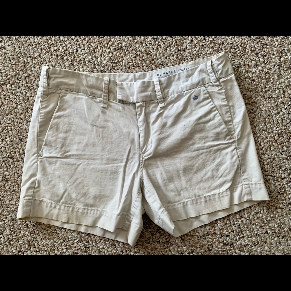 G1 Goods Paper Twill Women’s Day Shorts Slate White Size 2